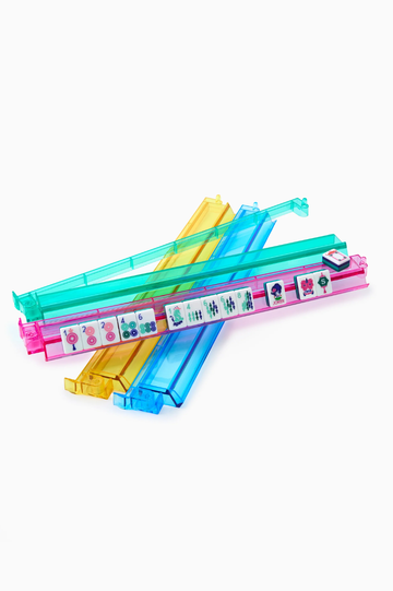 Multicolor Acrylic Rack & Pusher Set | Oh My Mahjong