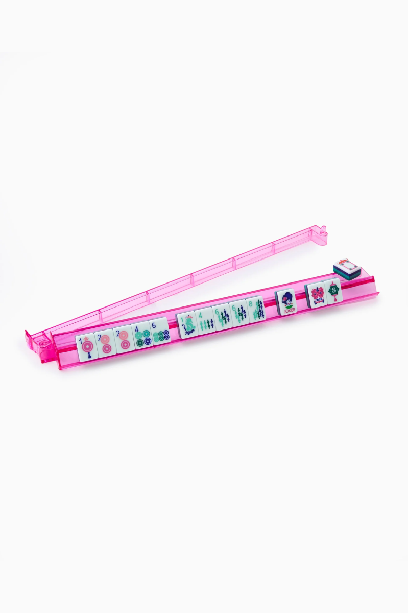 Multicolor Acrylic Rack & Pusher Set | Oh My Mahjong