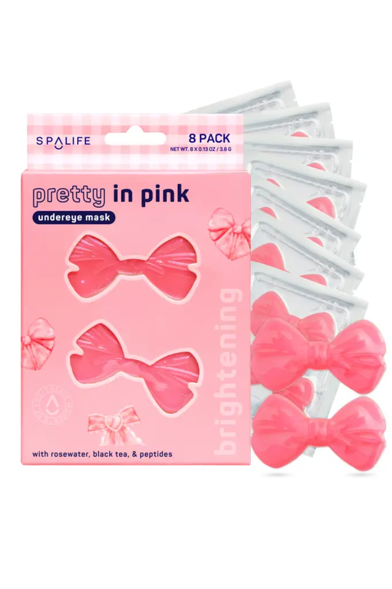 Pretty in Pink | Coquette Bow Shaped Undereye Patches | 8 Pk