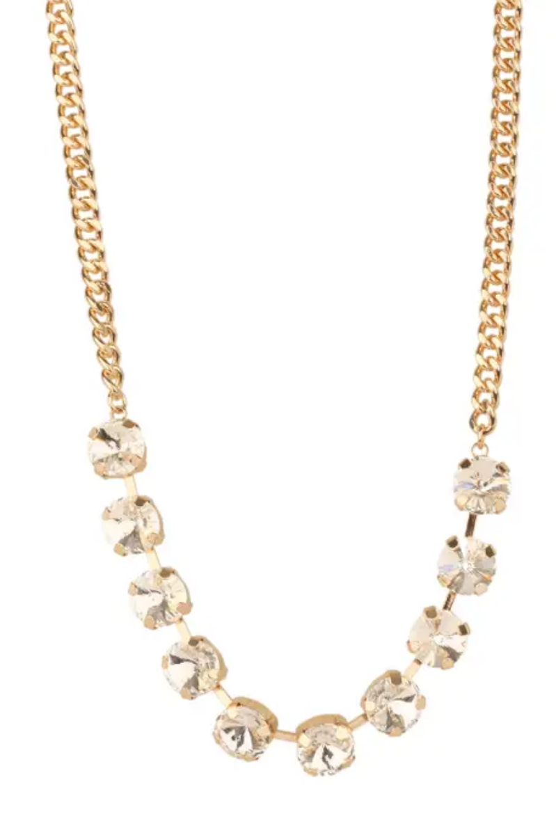 Rhinestone Link Necklace