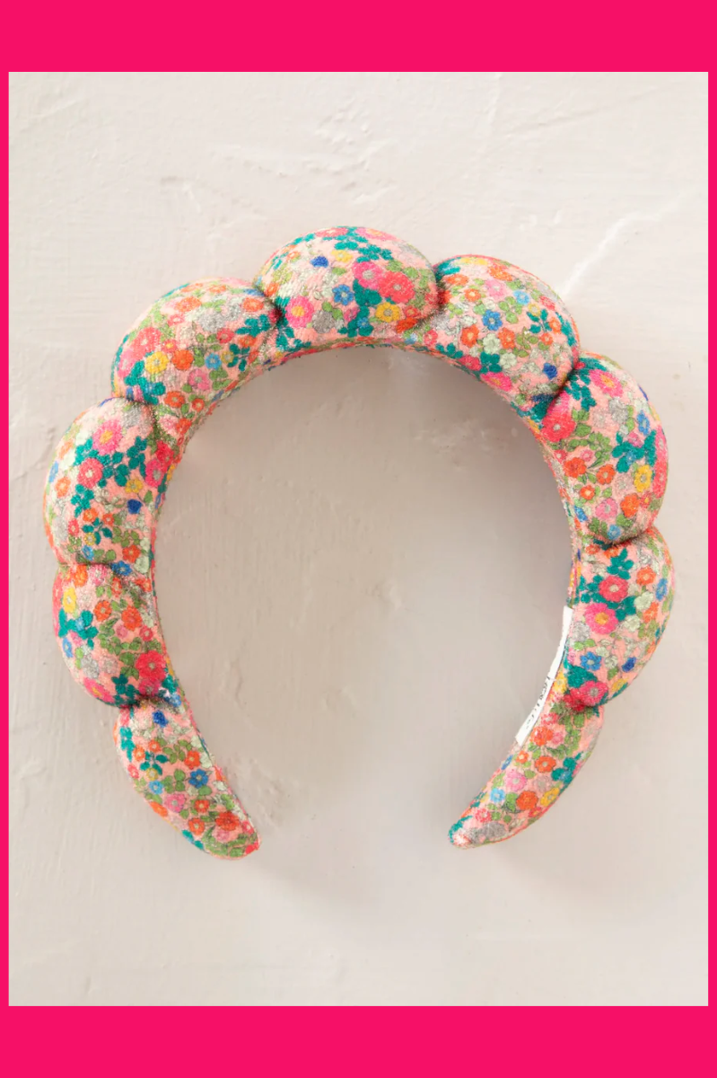 Vintage Garden Peach Spa Headband | Natural Life