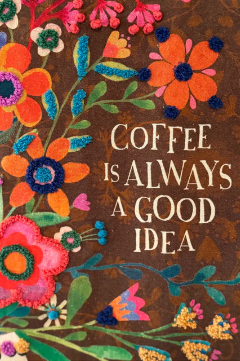 Tufted Tapestry Wall Hanging | Coffee is Good