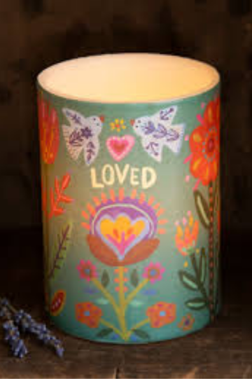 Loved Flameless Candle | Natural Life
