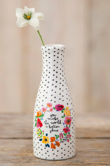 Ceramic Bud Vase | You Make The World Better