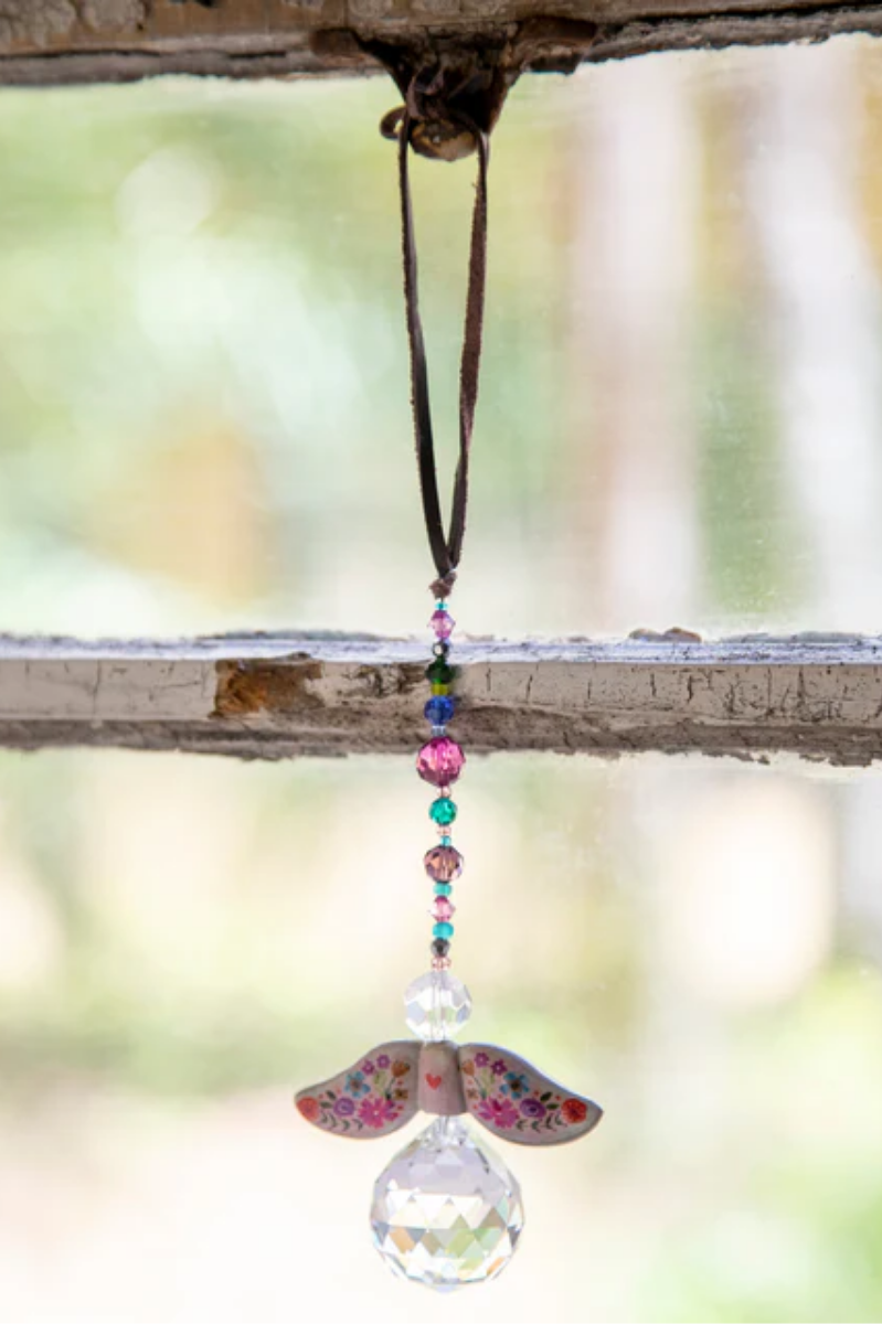 Angel Sun Catcher Car Charm | Natural Life