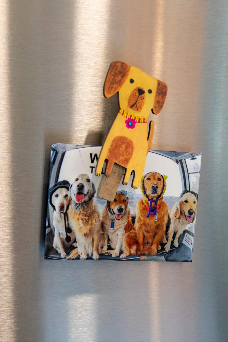 Dog Magnetic Happy Clips | Natural Life