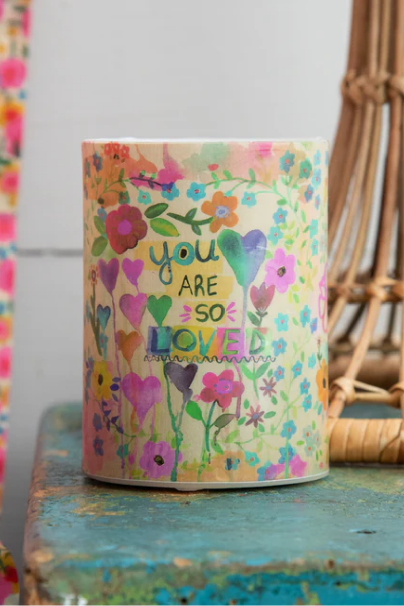 You Are So Loved Flameless Candle | Natural Life