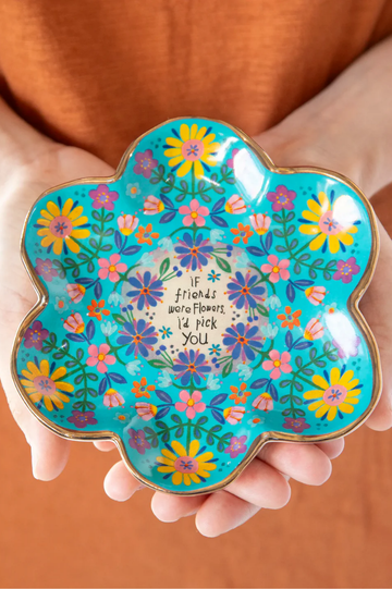 Artsy Ceramic Trinket Dish | Friends Were Flowers