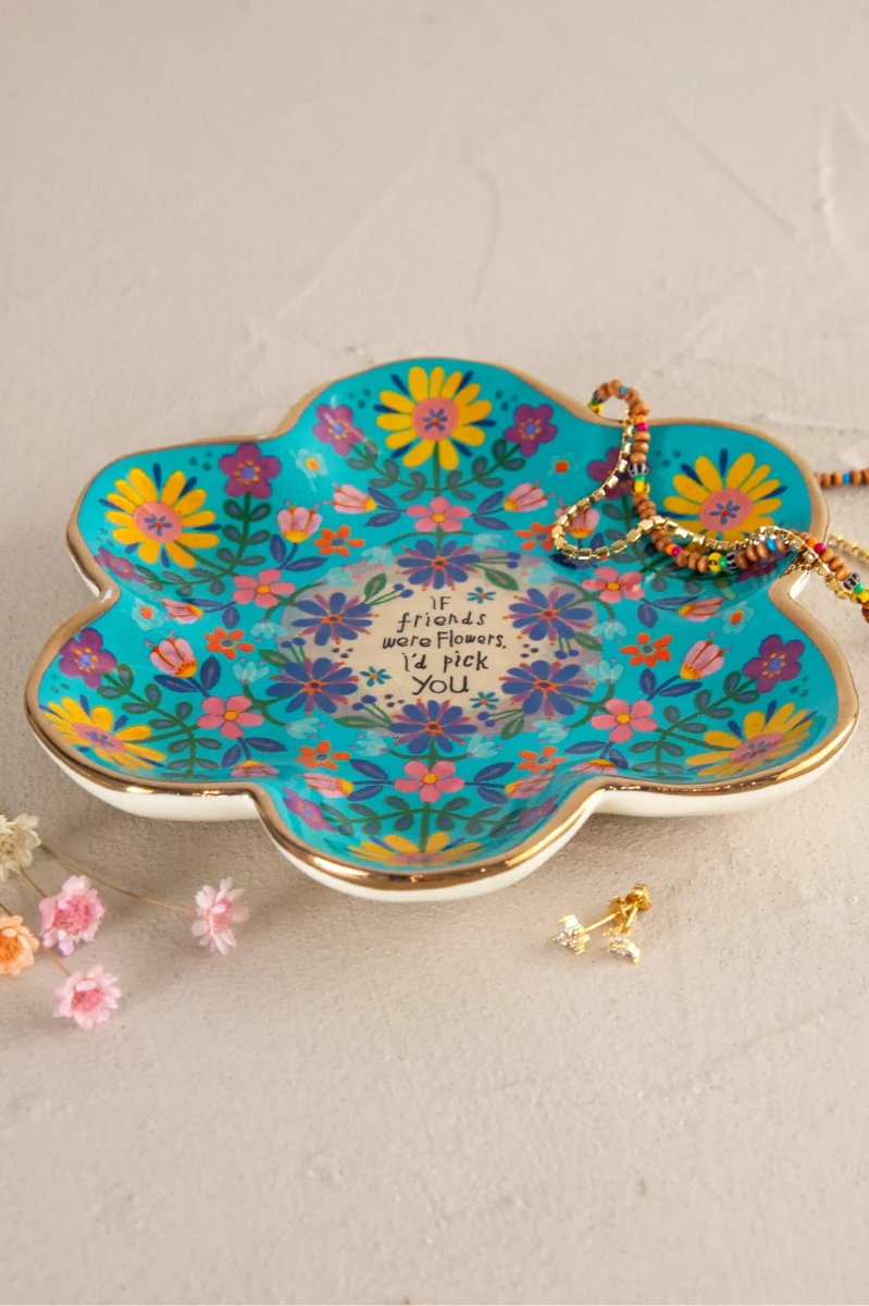 Artsy Ceramic Trinket Dish | Friends Were Flowers