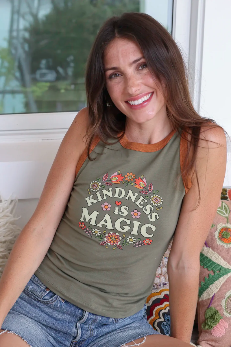 Kindness is Magic Ringer Tank | Natural Life