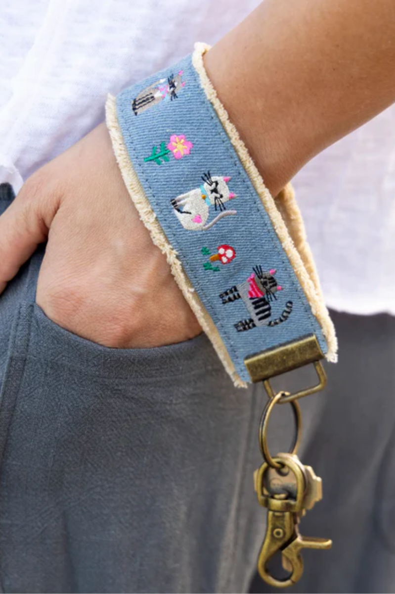 Embroidered Key Chain | Natural Life