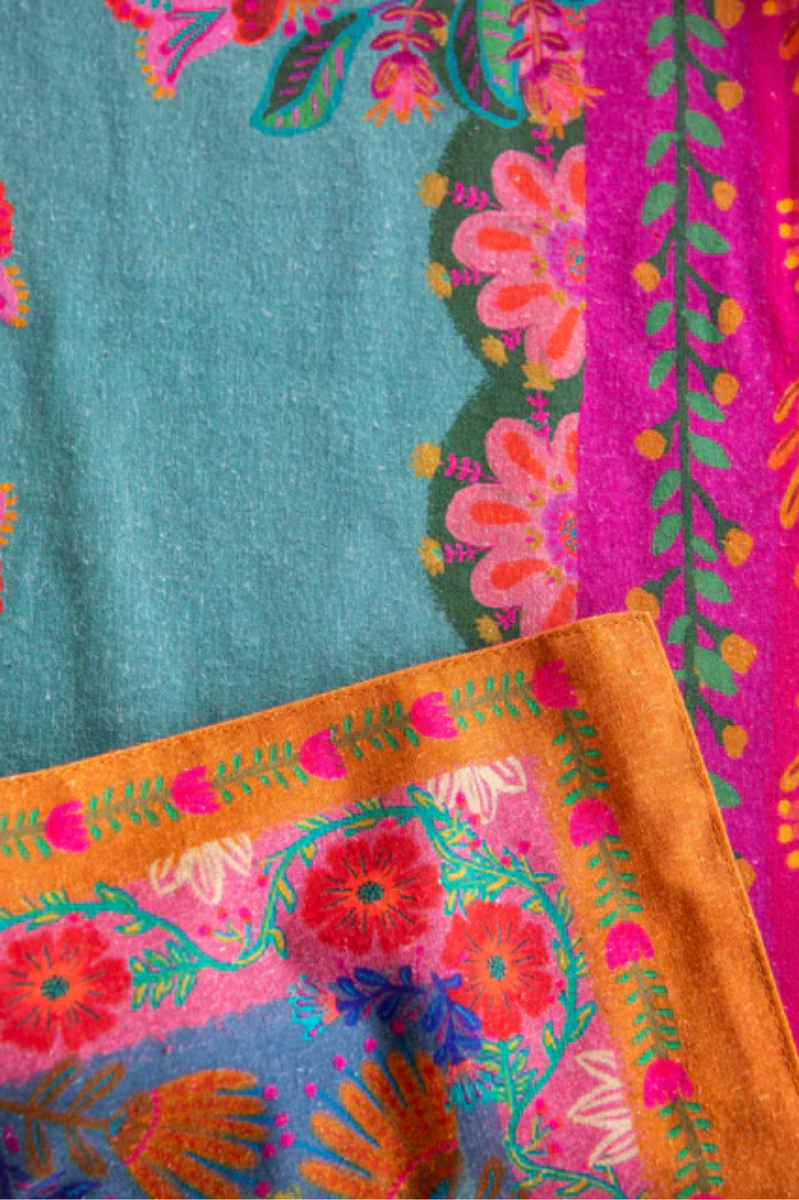 Double-Sided Bohemian Bungalow Table Runner | Natural Life