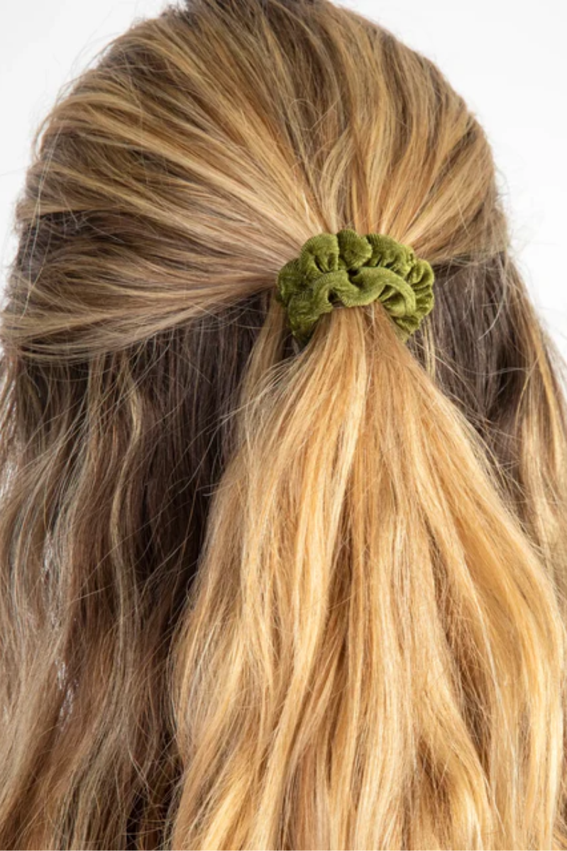 Velvet Scrunchies, Set of 5 | Natural Life