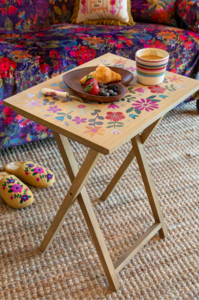 Wooden TV Tray Table | Natural Life
