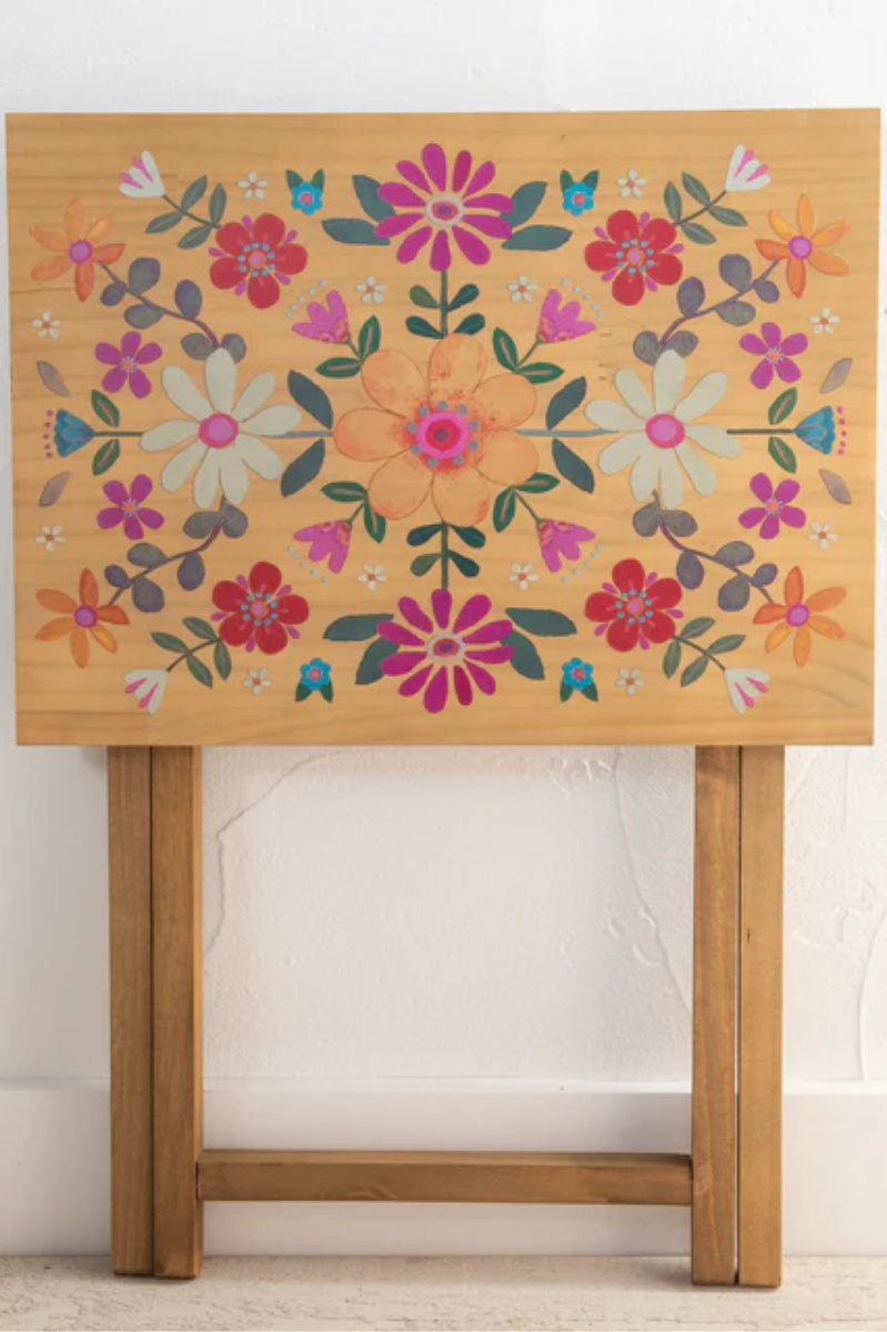 Wooden TV Tray Table | Natural Life