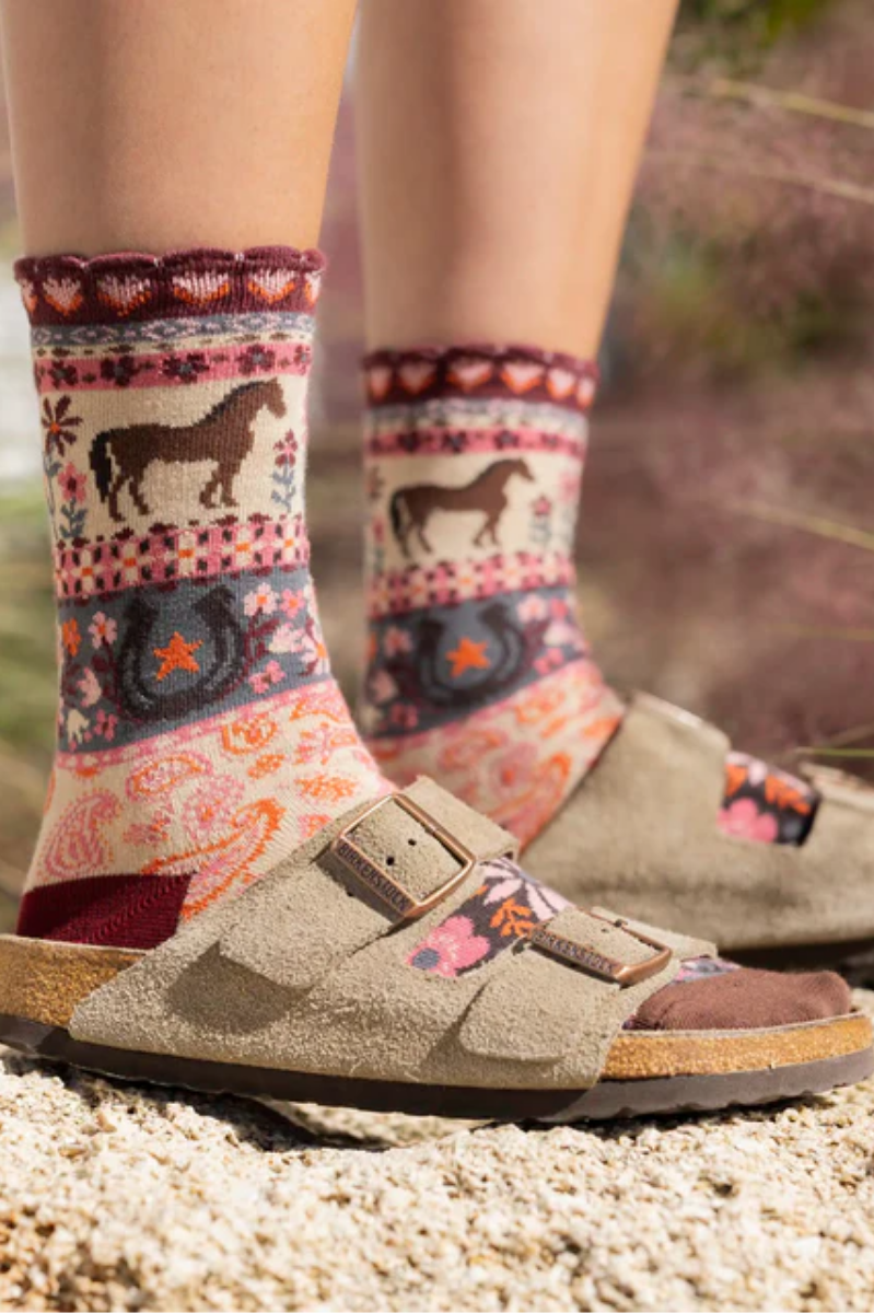 Animal Boxed Boho Sock Set, Set of 3 | Natural Life