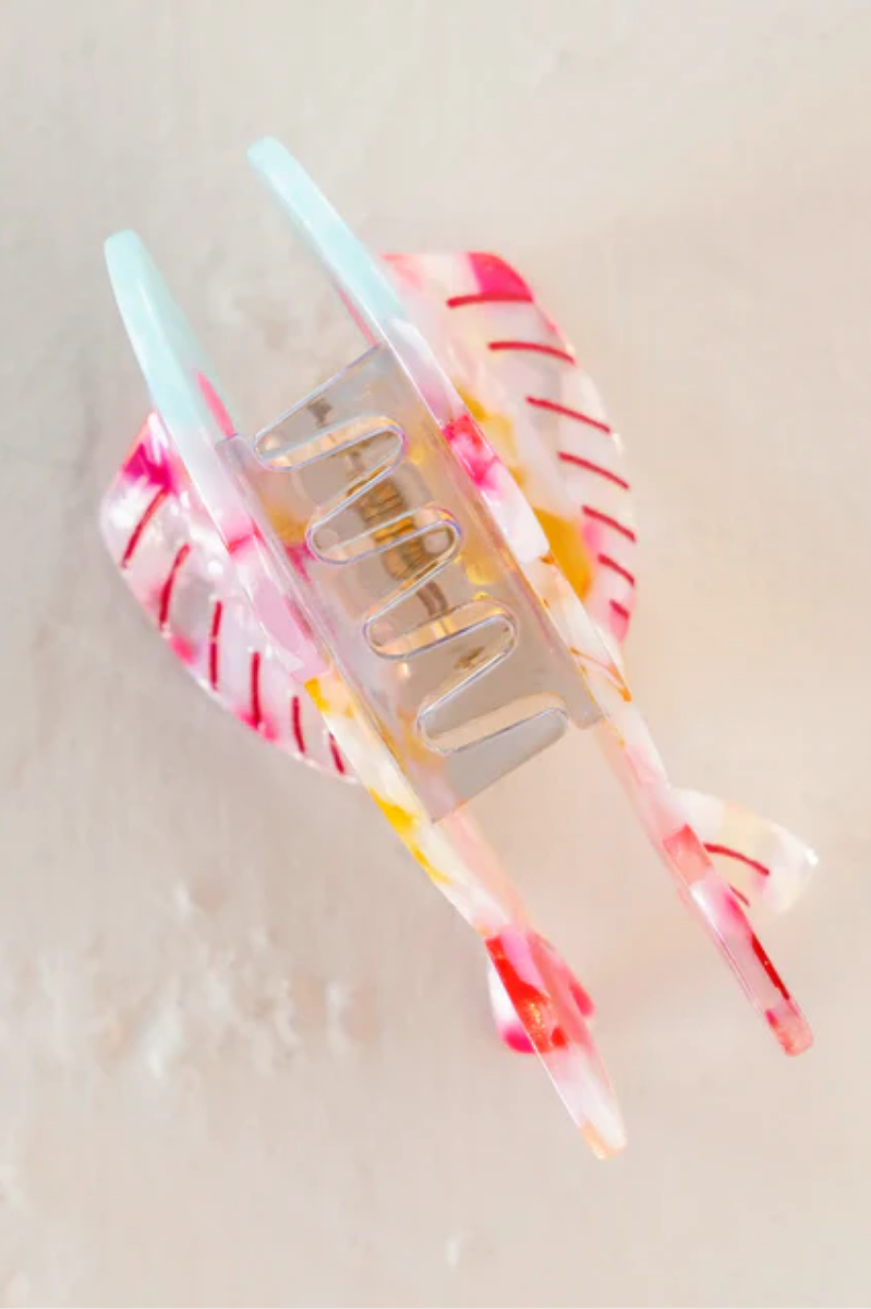 Pink Fish Icon Hair Claw | Natural Life