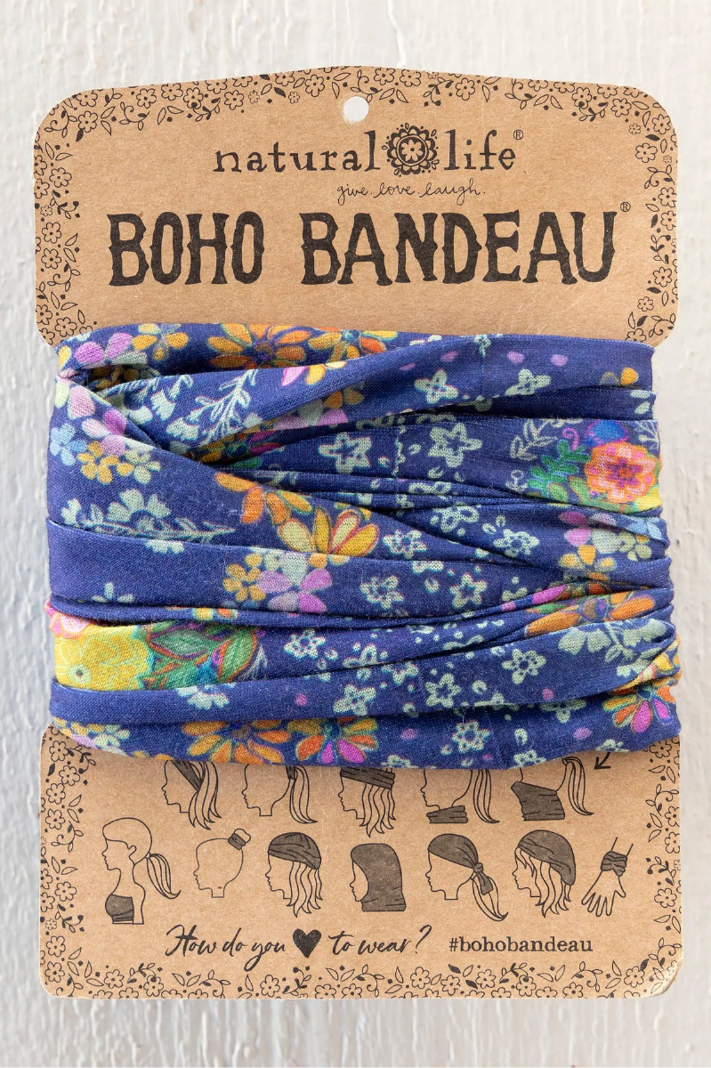 Full Boho Bandeau? Headband | Tropic Bandana Navy