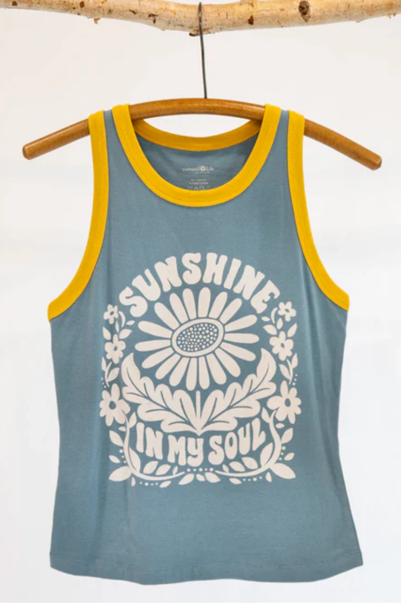 Sunshine In My Soul Ringer Tank | Natural Life