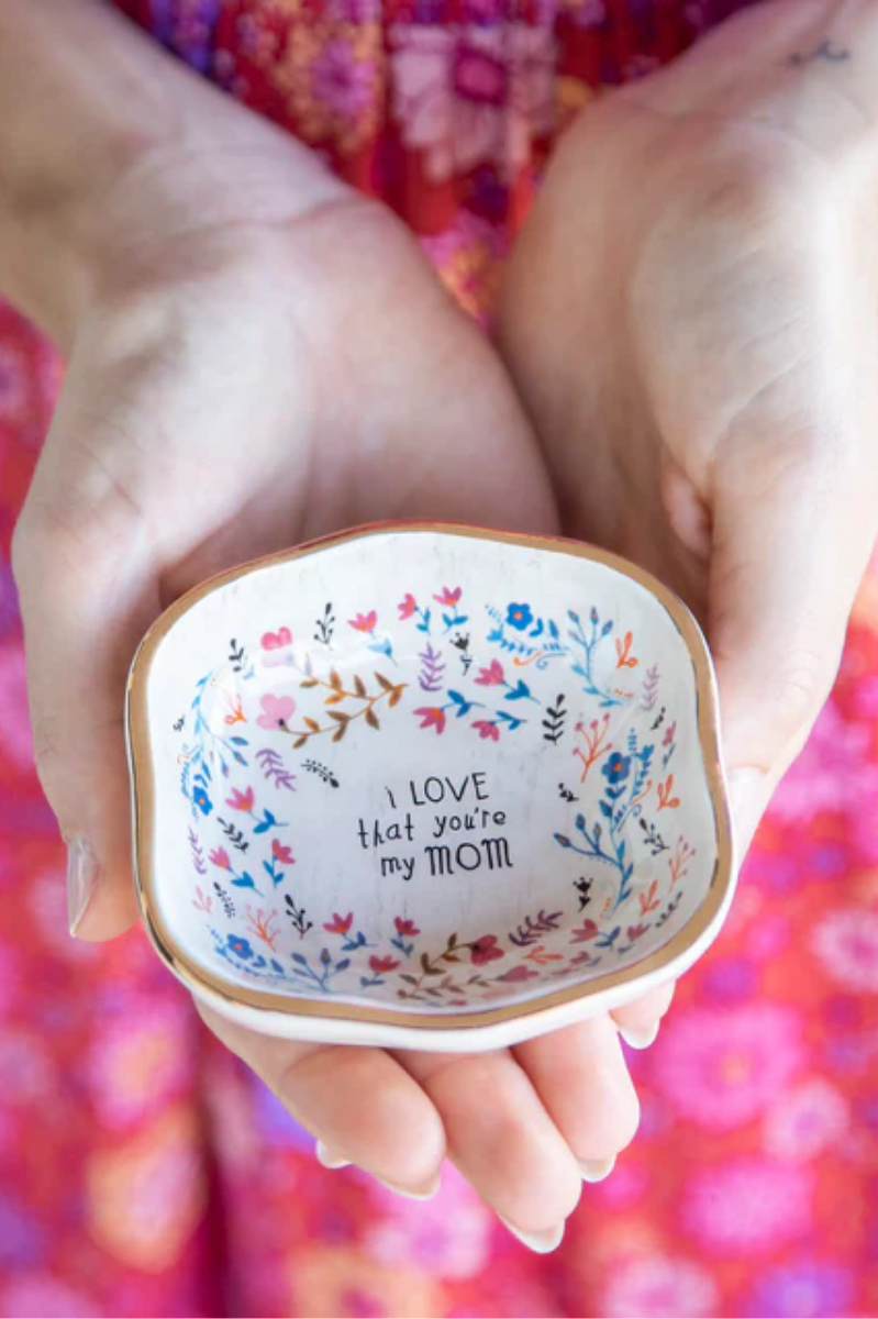 Antiqued Trinket Bowl - Mom | Natural Life