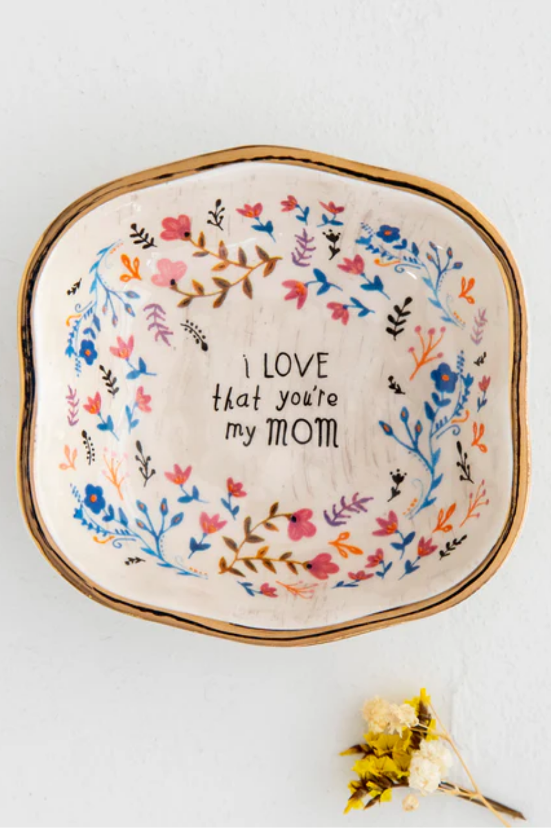 Antiqued Trinket Bowl - Mom | Natural Life