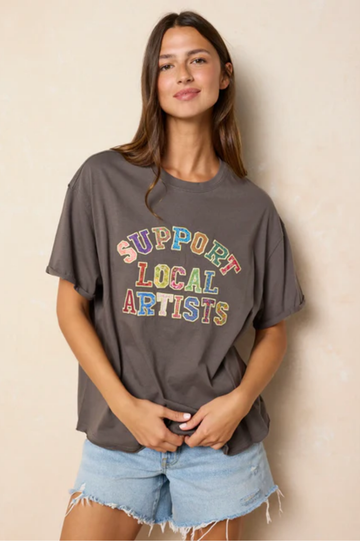 Take It In Cotton Applique Tee | Natural Life