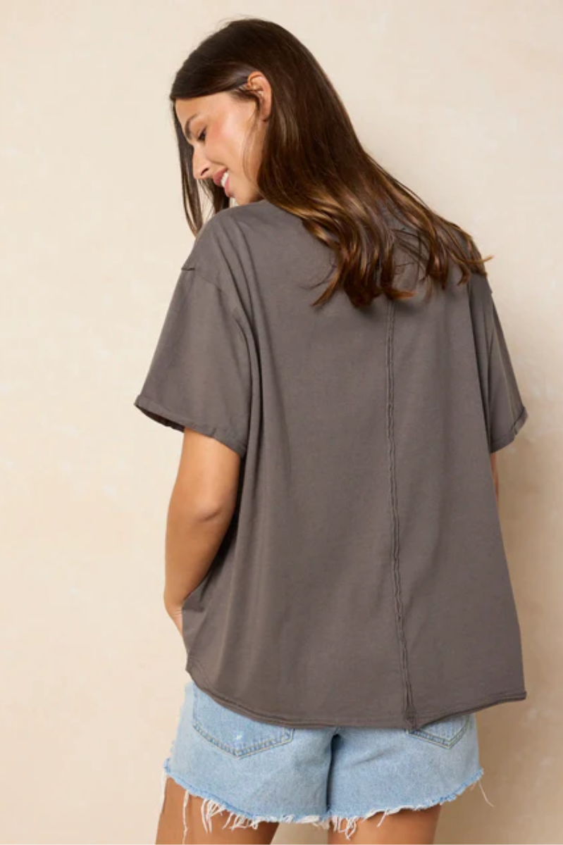 Take It In Cotton Applique Tee | Natural Life
