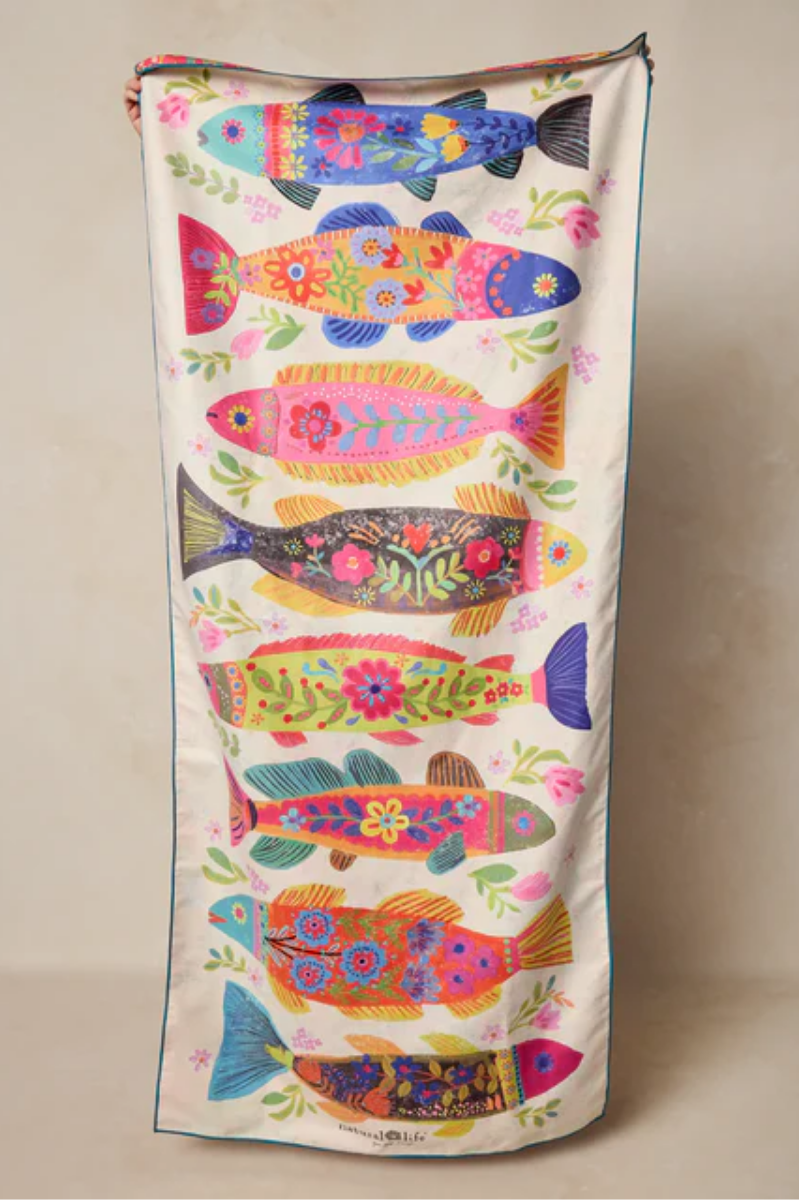Double Sided Microfiber Beach Towel | Natural Life