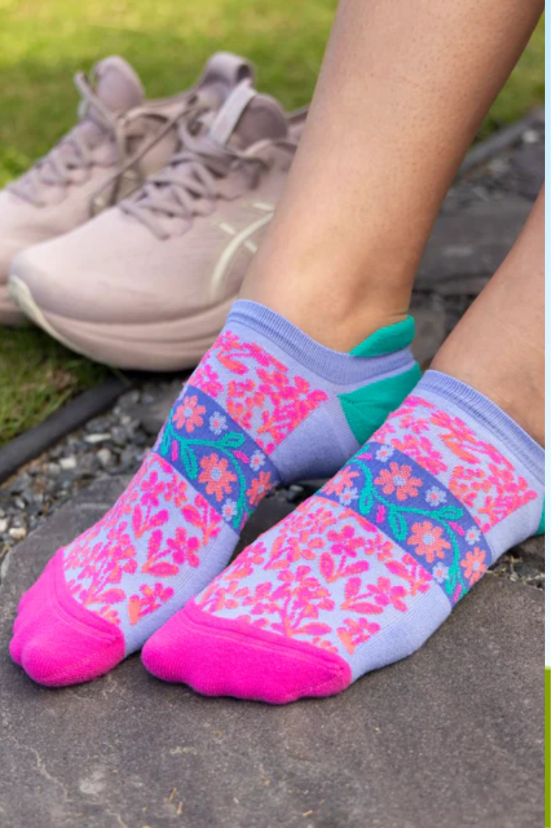 Favorite Fitness Socks, Set of 3 | Coral