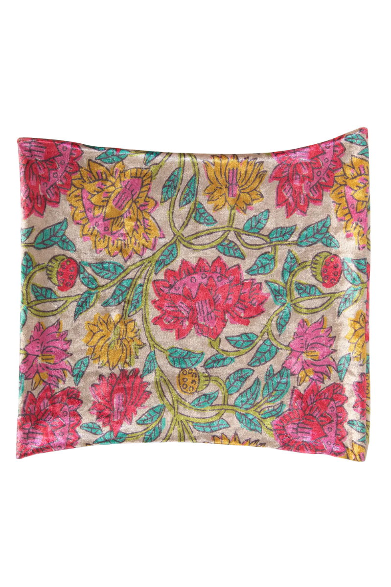 Velvet Boho Bandeau - Lush Zinnias | Natural Life