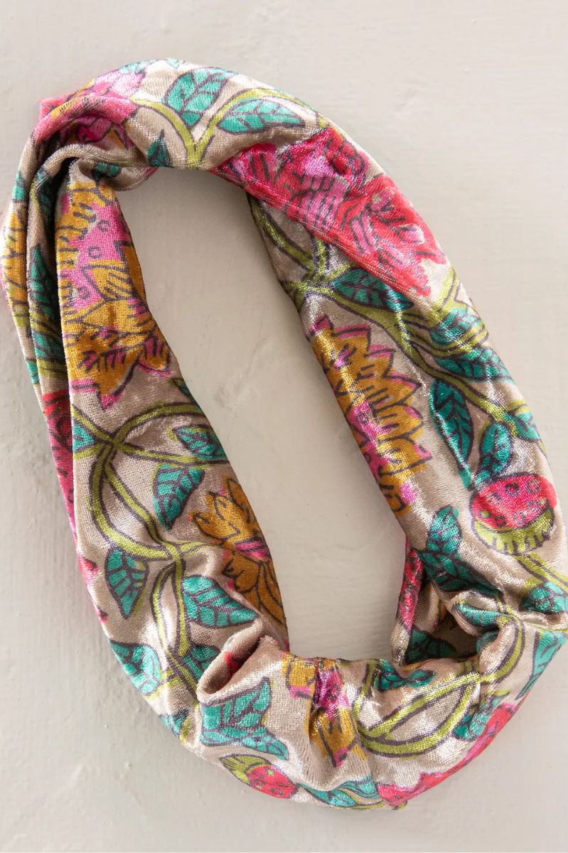 Velvet Boho Bandeau - Lush Zinnias | Natural Life