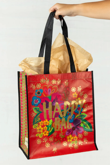 XL Happy Bag | Red Flower Happy Bag
