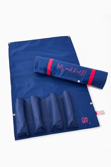 Navy Let's Rack & Roll Bag | Oh My Mahjong