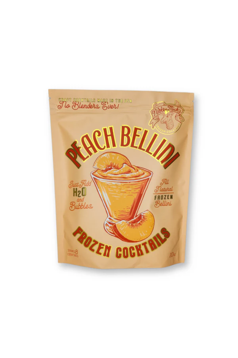 Peach Bellini Frozen Cocktail