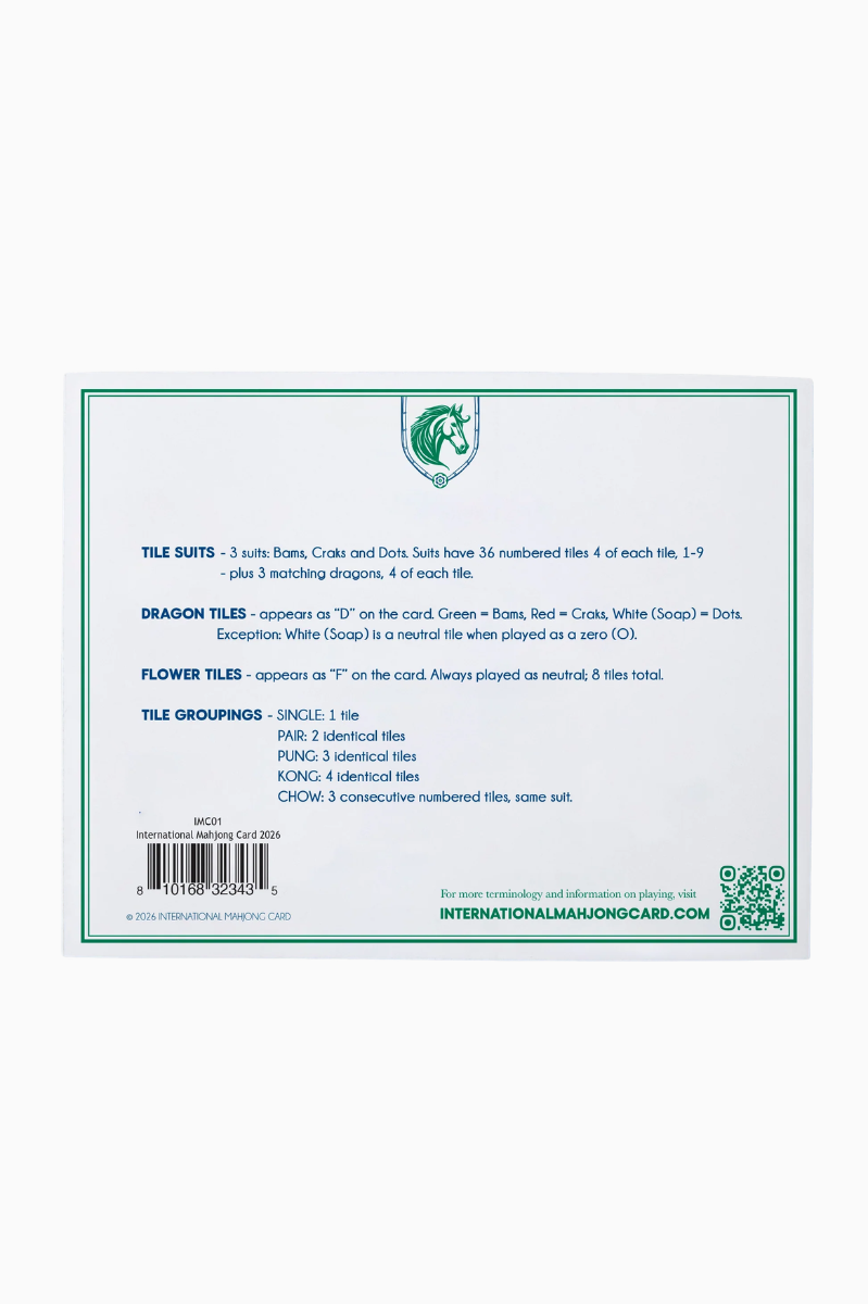 International Mahjong Card | Oh My Mahjong