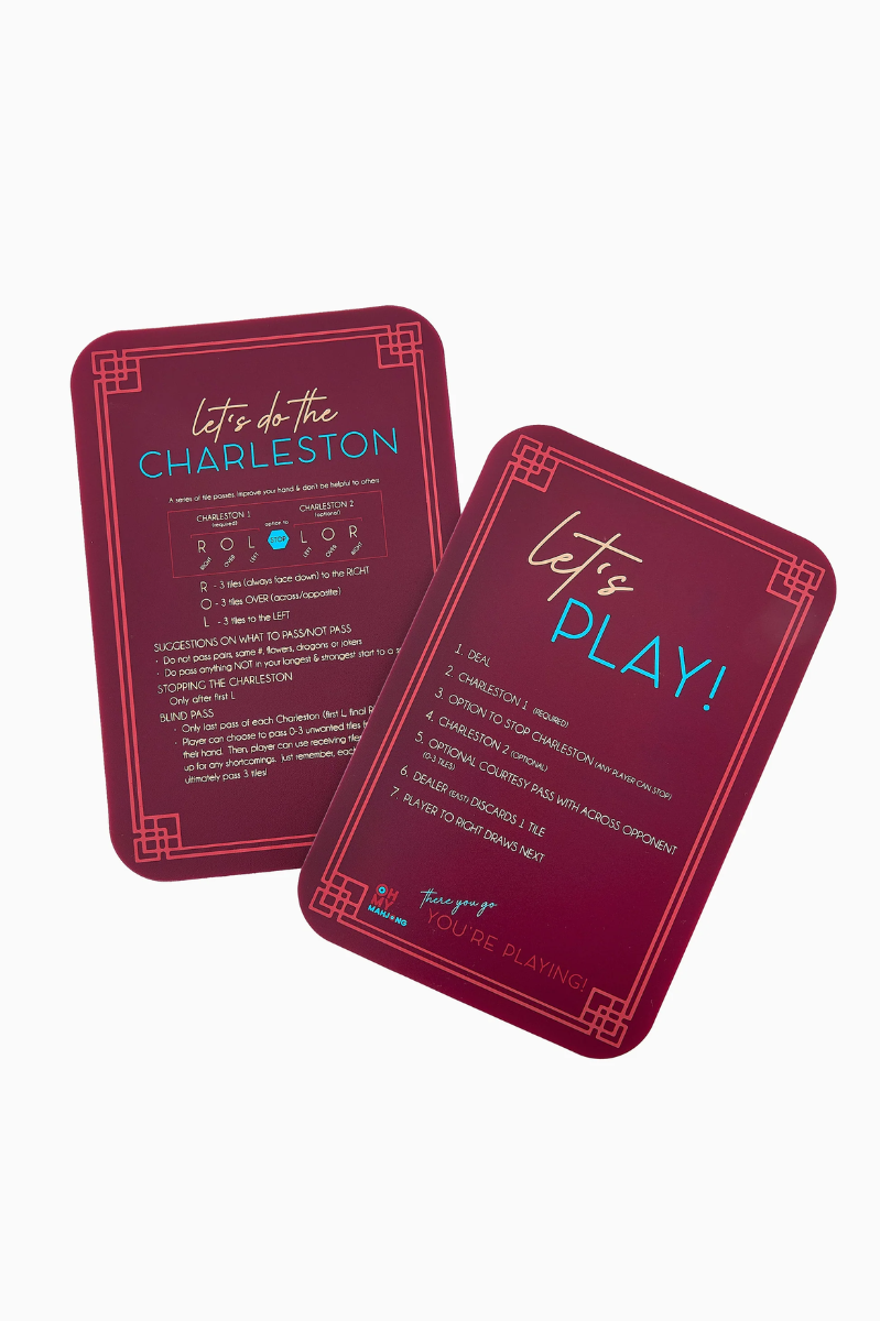 Burgundy Shufflers | Oh My Mahjong