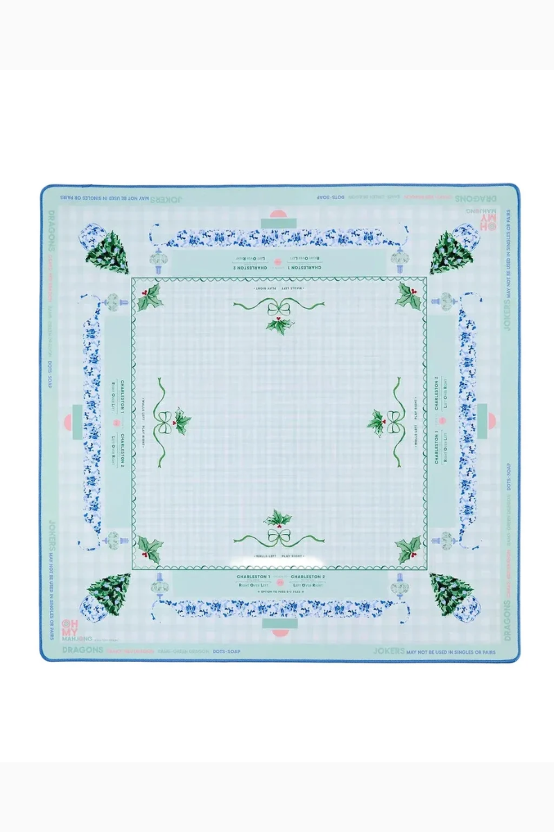 Holly Jolly Mat in Tube | Oh My Mahjong