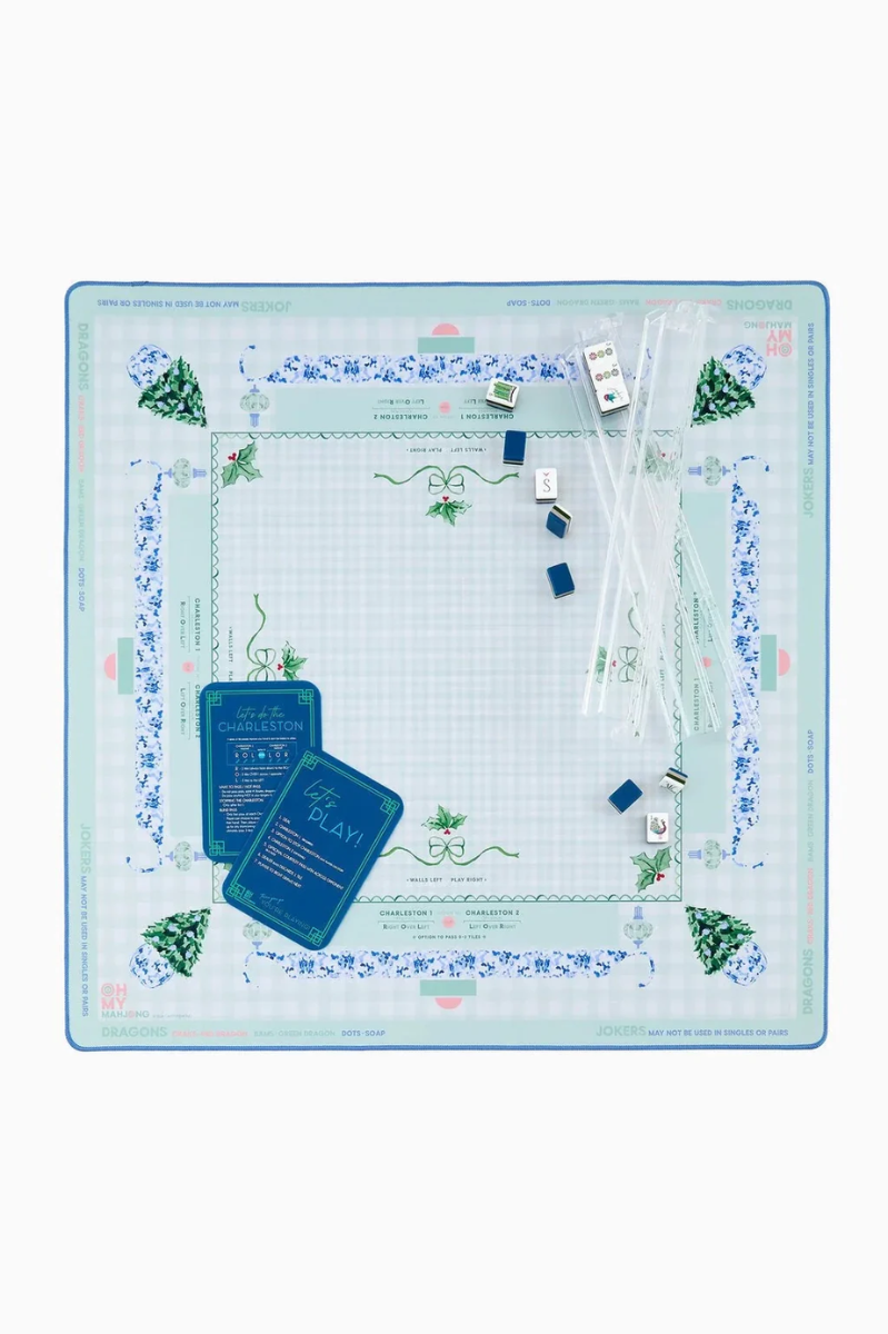 Holly Jolly Mat in Tube | Oh My Mahjong