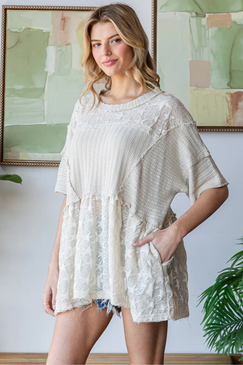 All American Star Jacquard Top | Final Sale