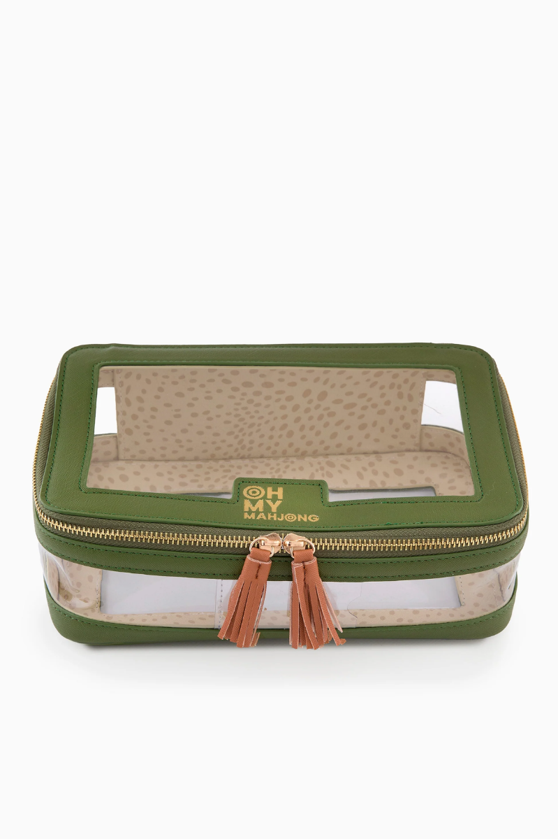 Olive Tile Storage Bag | Oh My Mahjong
