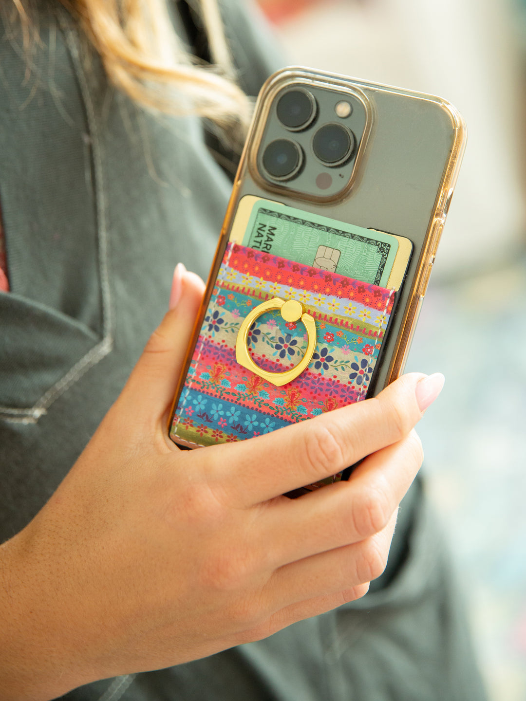 Pocket Phone Ring - Folk Borders | Natural Life