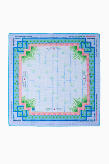 Palm Paradise Mat in Tube | Oh My Mahjong