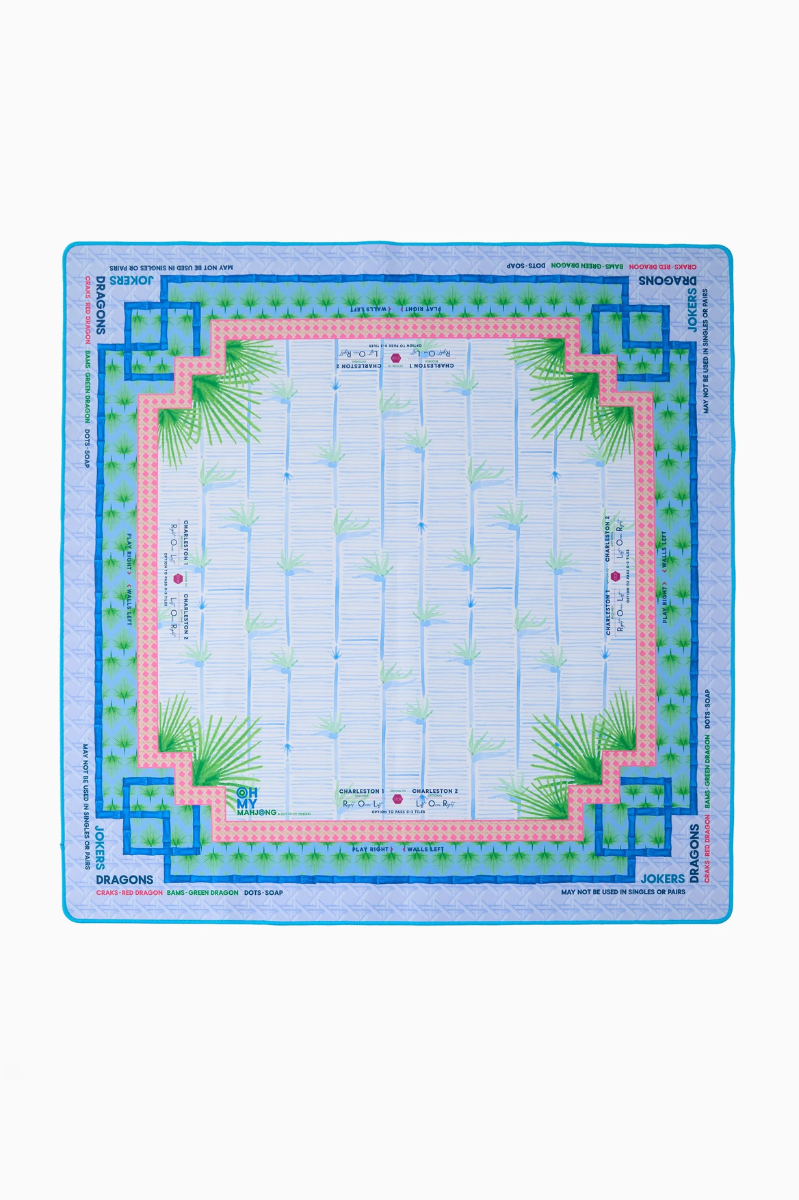 Palm Paradise Mat in Tube | Oh My Mahjong