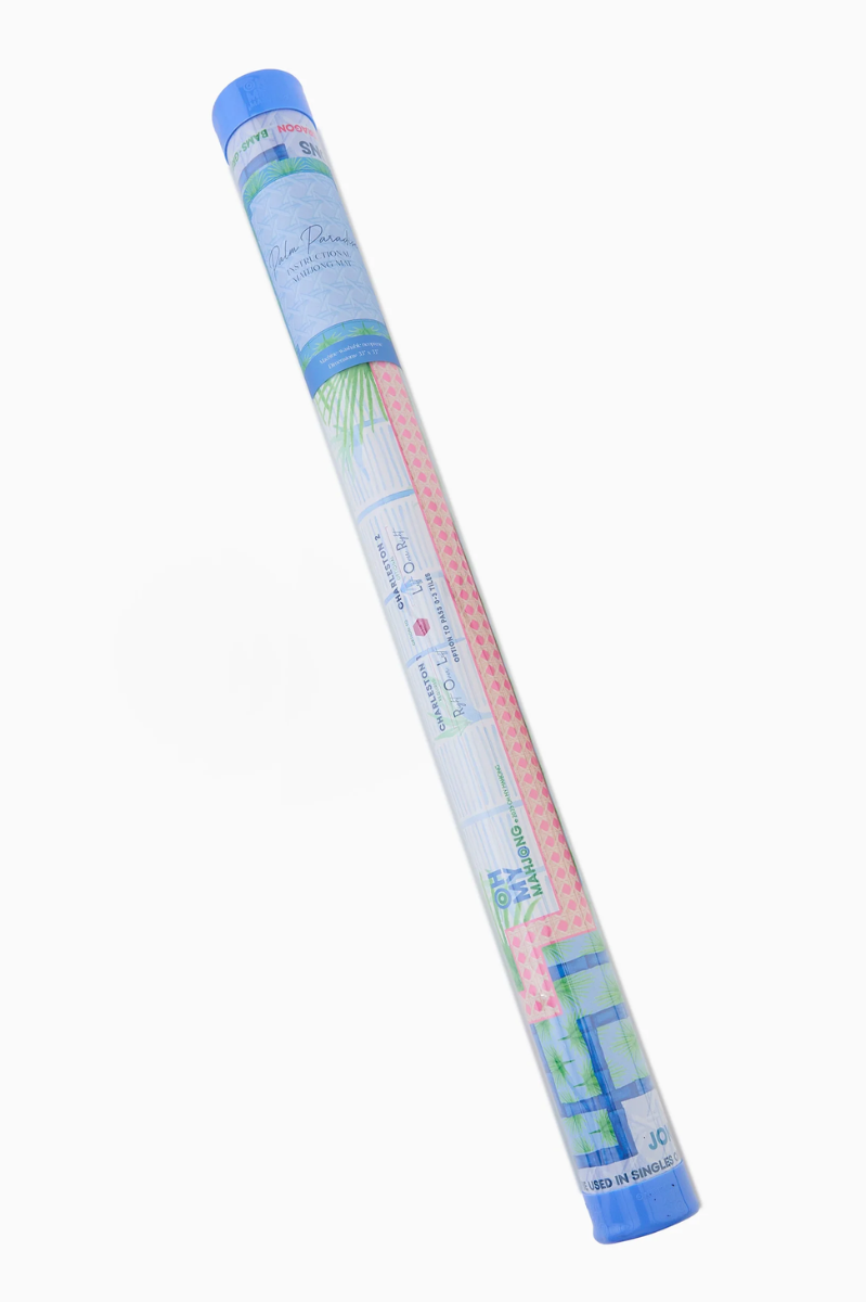 Palm Paradise Mat in Tube | Oh My Mahjong