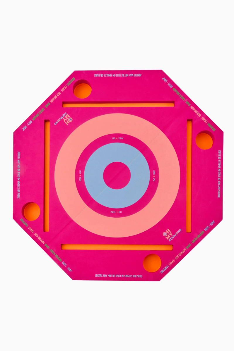 COMING SOON! Pink Aqua Jong Pool Mat | Oh My Mahjong