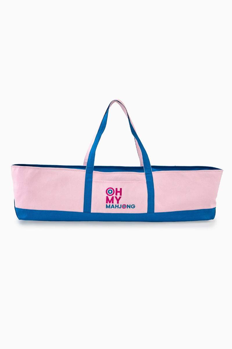 Pink Mat Storage Bag | Oh My Mahjong
