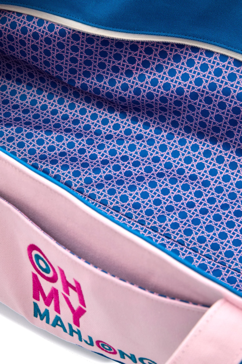 Pink Mat Storage Bag | Oh My Mahjong