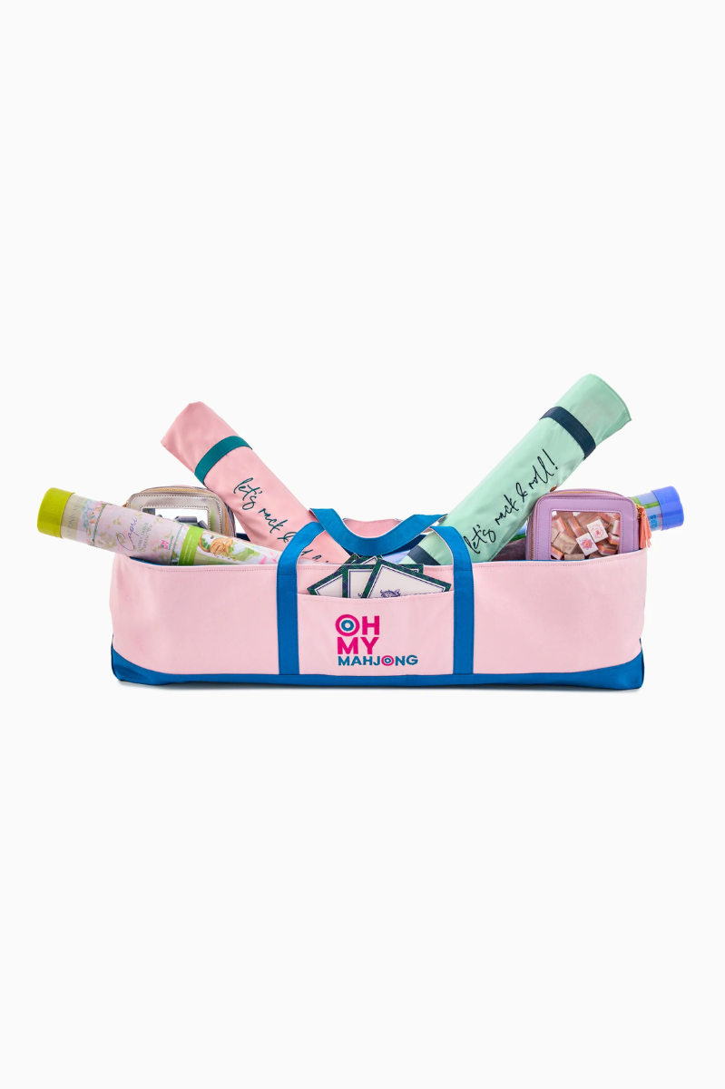 Pink Mat Storage Bag | Oh My Mahjong