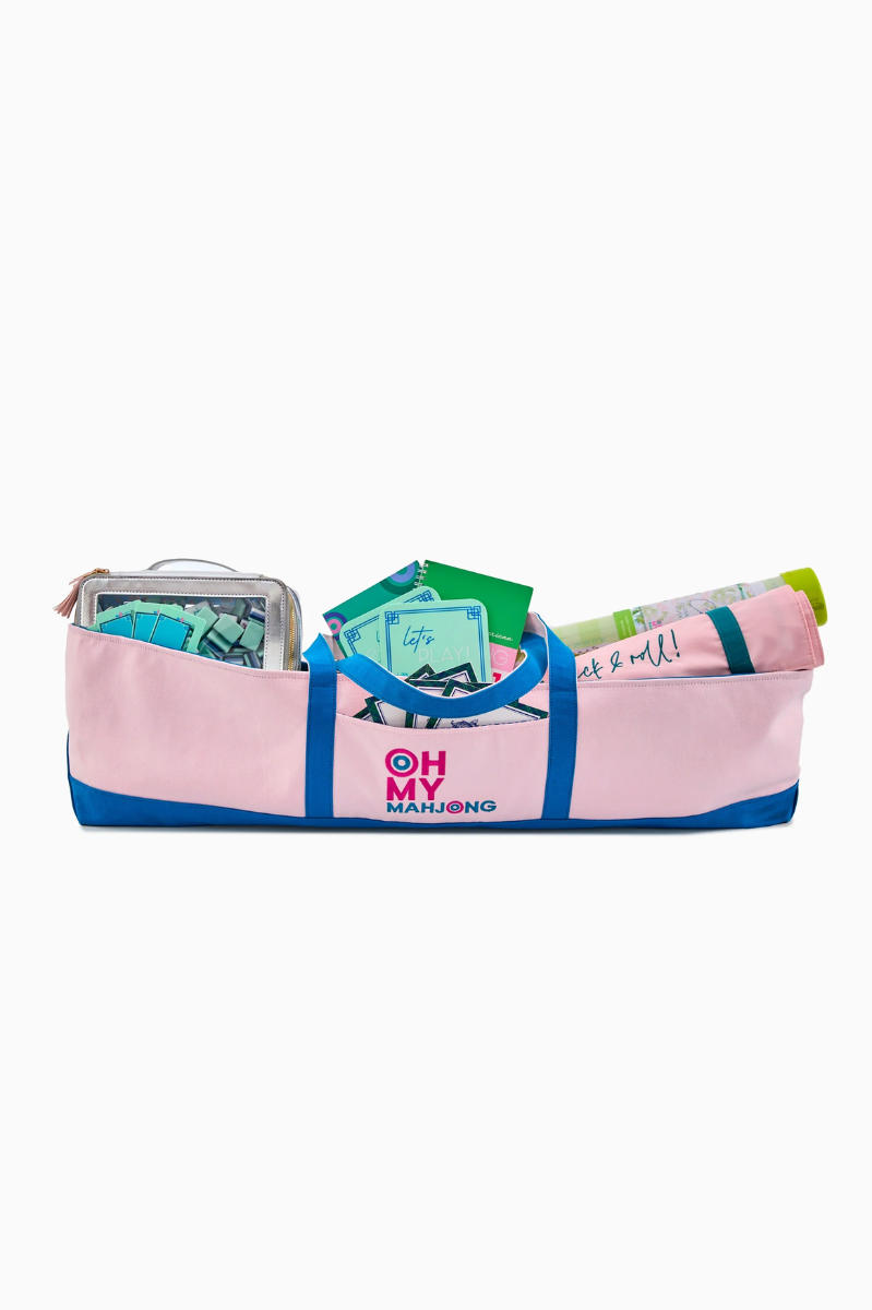 Pink Mat Storage Bag | Oh My Mahjong
