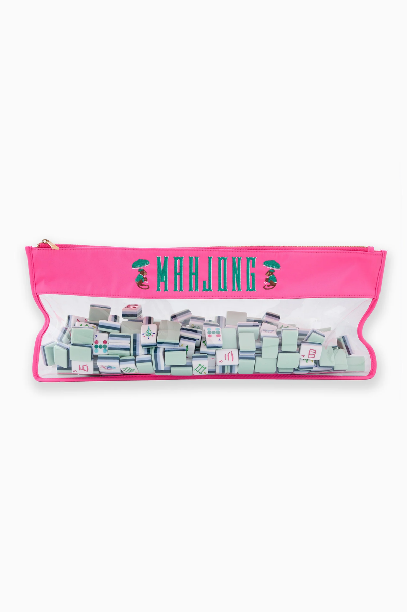 Pink Monkey Mahjong Bag | Oh My Mahjong